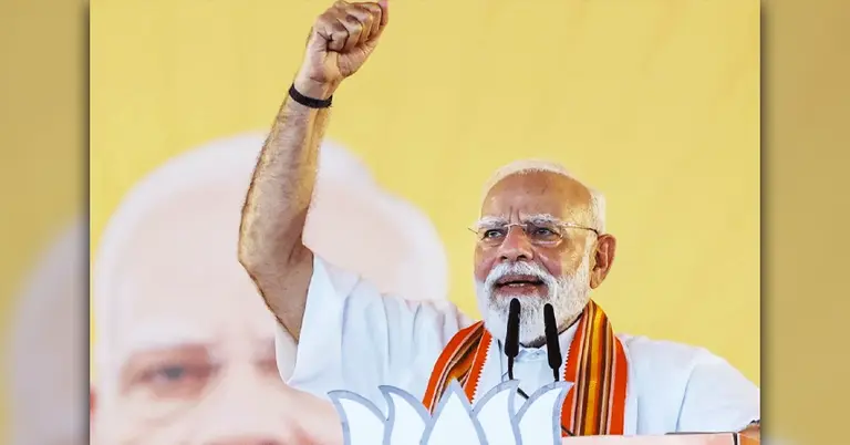 ভারতের প্রধানমন্ত্রী নরেন্দ্র মোদি